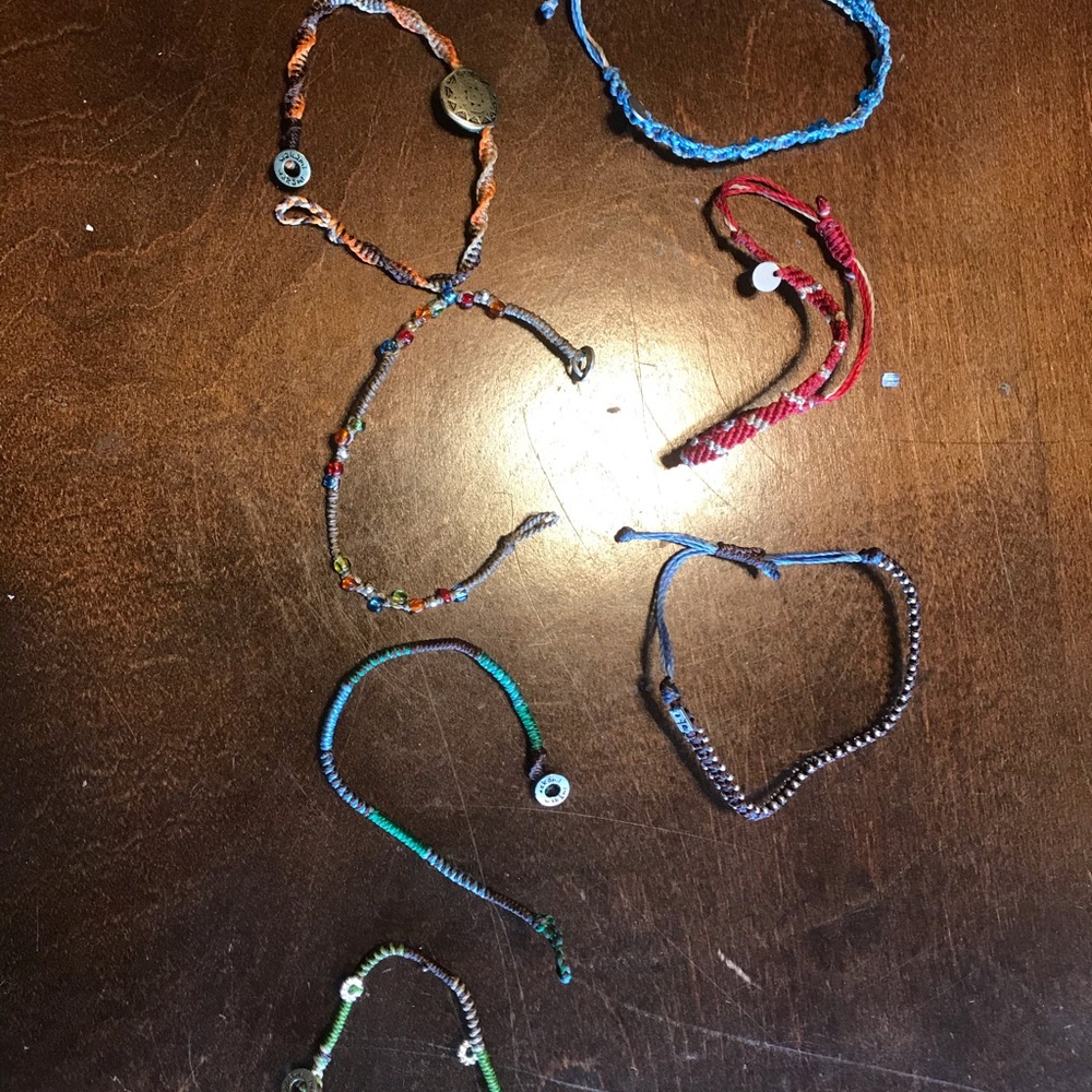 String/bead bracelets